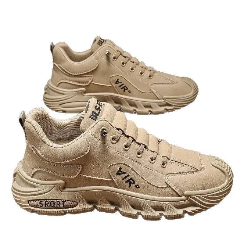 Men's Work Shoes 2025 New  Breathable Slip-On Anti-Slip Wear-Resistant Casual Sports Shoes Thick Bottom Labor Protection