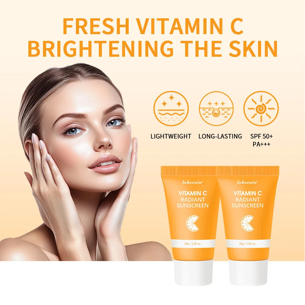 Multi Skin Care Lotion SPF 30 Vitamin C Hydrating Moisturizer Brighten Skin Protects From UV Rays Nourishing Formula