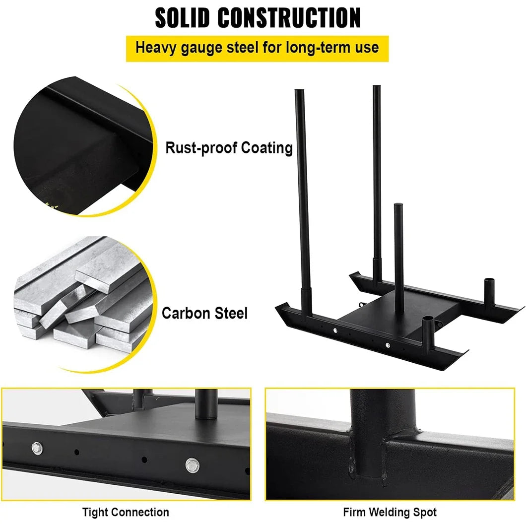 Fitness Equipment Shoulder Harness Gym Pull Sled Drag Speed Weight Training