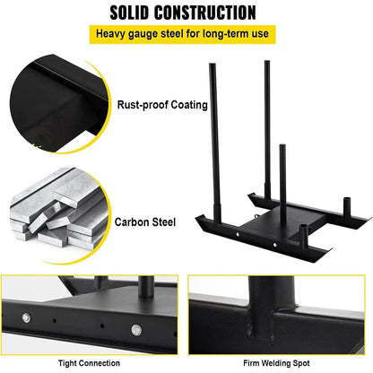 Fitness Equipment Shoulder Harness Gym Pull Sled Drag Speed Weight Training