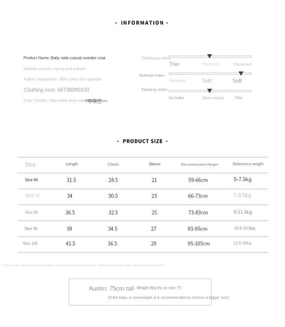 Baby Boys Clothes Spring Autumn Cartoon Cotton Sweatshirt Boys Girl's Pullover Fashion Comfortable Baby Hoodies Kids 0-3 Years