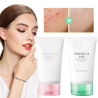 SKIN100 Madagascar Centella Cream Ceramide Complex Deep Hydration Soothing Moisturizing Revitalize Dull Skin Korean Skincare