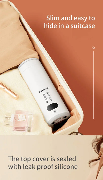 400ml Portable Smart Water Bottle Stainless Steel Thermos Temperature Display Leakproof Vacuum Flasks Coffee Cup Milk Mug