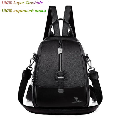 Women Backpack Designer high quality Leather Women Bag Fashion School Bags Multifunction Large Capacity Travel Backpacks mochila
