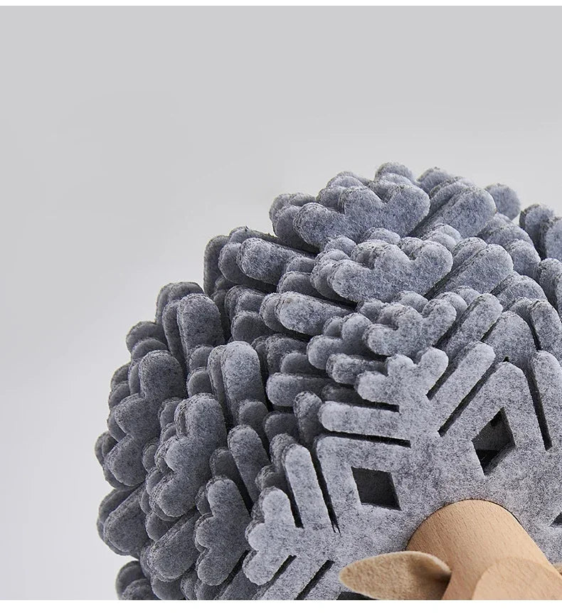 Creative Insulated Coaster Deer Shaped Beverage Coaster Sheep Felt Coaster Water Absorbing Home Office Desk Decorative Ornament