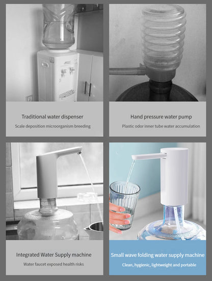Xiaolang Smart Electric Water Dispenser Portable Automatic Water Pump for Household use Small Water fold Drinkware Kitchen