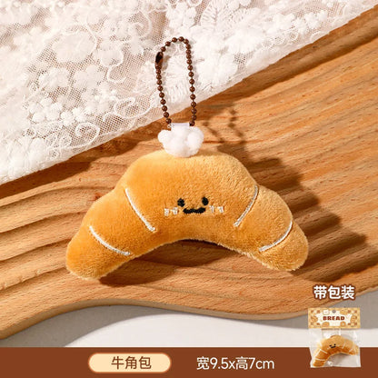Cute Bread, Plush Bags, Pendants, Keychains, Creative Little Dolls  Accessories Wholesale  Cartoon Girl Backpack Accessories