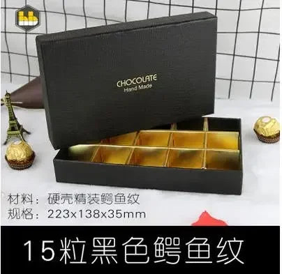 chocolate box / hardcover chocolate box is custom-made plus logo chocolate box