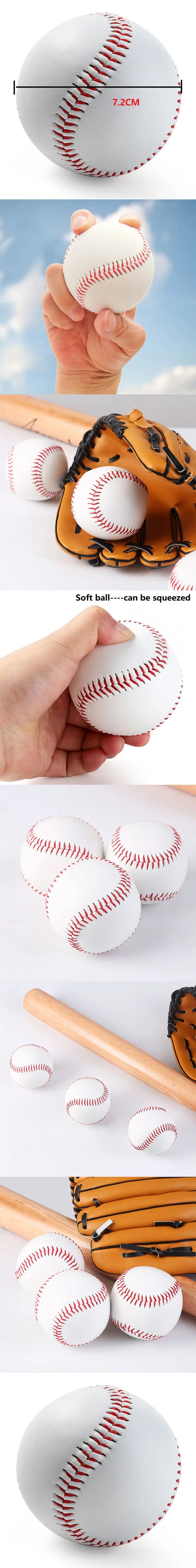 Baseball Ball Food Baseball Soft Ball Training Handmade Balls Fitness Products Safety Kid Baseballs Men's Practice Team Game