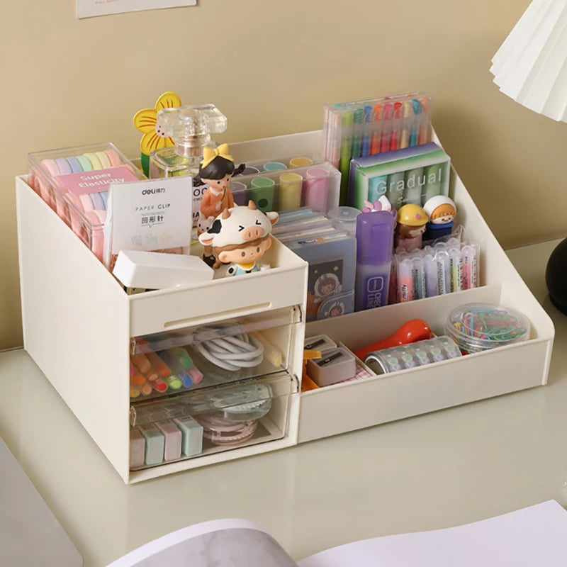 1PCS Cosmetic Organizer Desktop Organizer Shelf Dormitory Organizer Drawer Bedroom Cosmetic Organizer Cosmetic Display Case