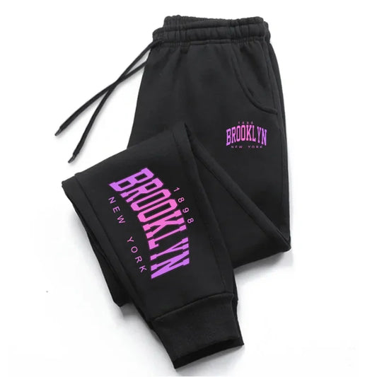 Women's Pants High Quality Sweatpants Outdoors Elastic Band Woman Trousers Jogging Drawstring Hot Sales Casual Sports Clothing