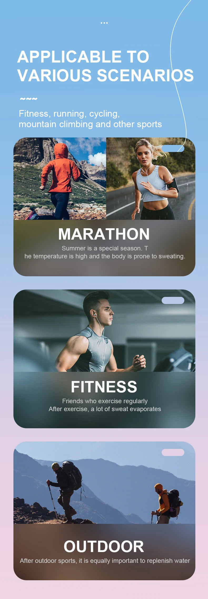 Sport Water Bottle TPU Folding Soft Flask Drink Portable Water Bottle High Flow Running Hiking Bicycle Fitness Water Bag