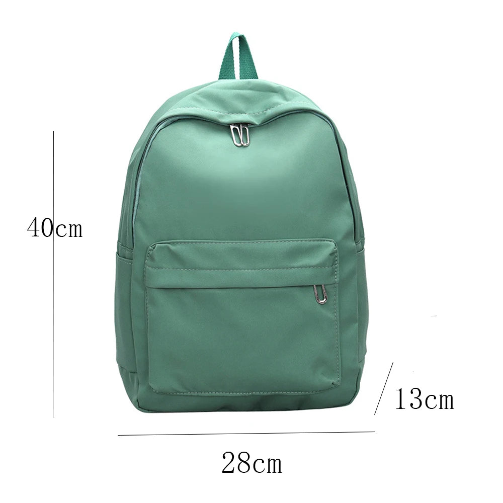 Customized New School Bags Personalized Name Embroidery Large Capacity Nylon Student Backpack Adult Children Travelling Bags