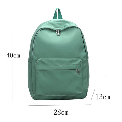 Customized New School Bags Personalized Name Embroidery Large Capacity Nylon Student Backpack Adult Children Travelling Bags