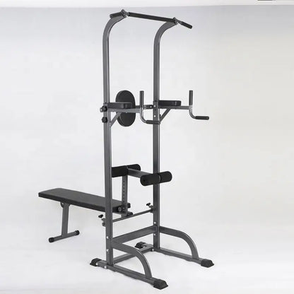 Fitness Equipment AB Straps Horizontal Bar Tower Multi Gym Machine Foldable Utility Weight Lifting Bench Pull Up Dip Station
