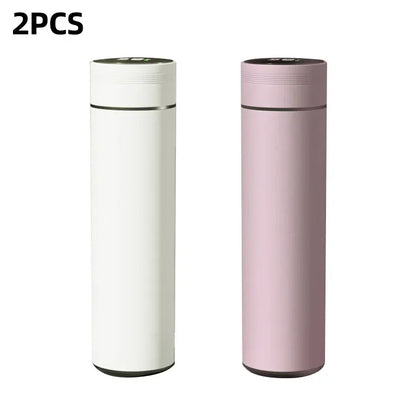 480ml Smart Water Bottle Thermal Custom Logo 304 Stainless Steel Led Water Bottle with Temperature Display Christmas Gift