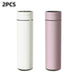 480ml Smart Water Bottle Thermal Custom Logo 304 Stainless Steel Led Water Bottle with Temperature Display Christmas Gift