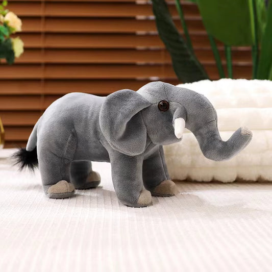 Children'S Plush Toys Simulation Elephant Stuffed Animals Elephant Doll Home Decoration Children'S Christmas Birthday Gift