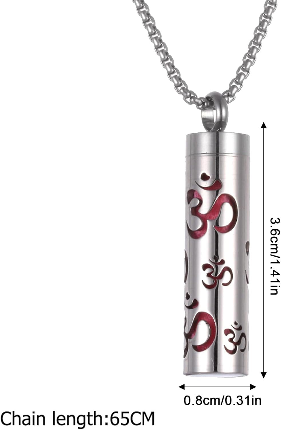 Diffuser Necklace - Locket Pendant Stainless Steel | Calming Aromatherapy Pendant Necklace with Diffuser Pads, Oil Jewelry for Valentine'S Day