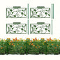 "Versatile Landscaping" Rustproof Decorative Garden Fence Border - No-Dig, Easy Install Flower Edging For Patio & Yard, Eco-Friendly Pp Material, Animal Barrier Included