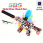 M416-Red Electric Blaster Gun Toys, Eco-Friendly Splatter Ball Blaster With Rechargeable Battery, without Water Beads