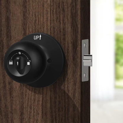 Smart Door Knob Biometric Door Lock Rechargeable Fingerprint Door Knob with Keys TUYA App Control for Bedrooms Cloakroom